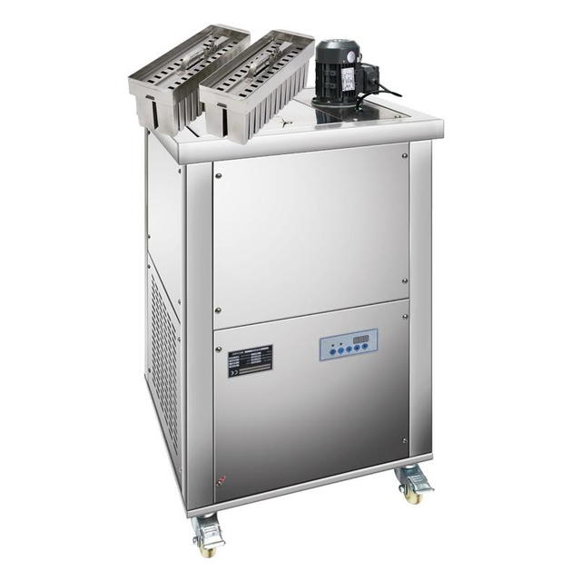 Máquina de paletas heladas BP-2BR - Compresor Embraco Aspera, salida de 104 paletas heladas por hora