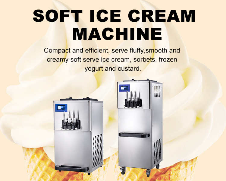 Comprar una máquina de helado suave
